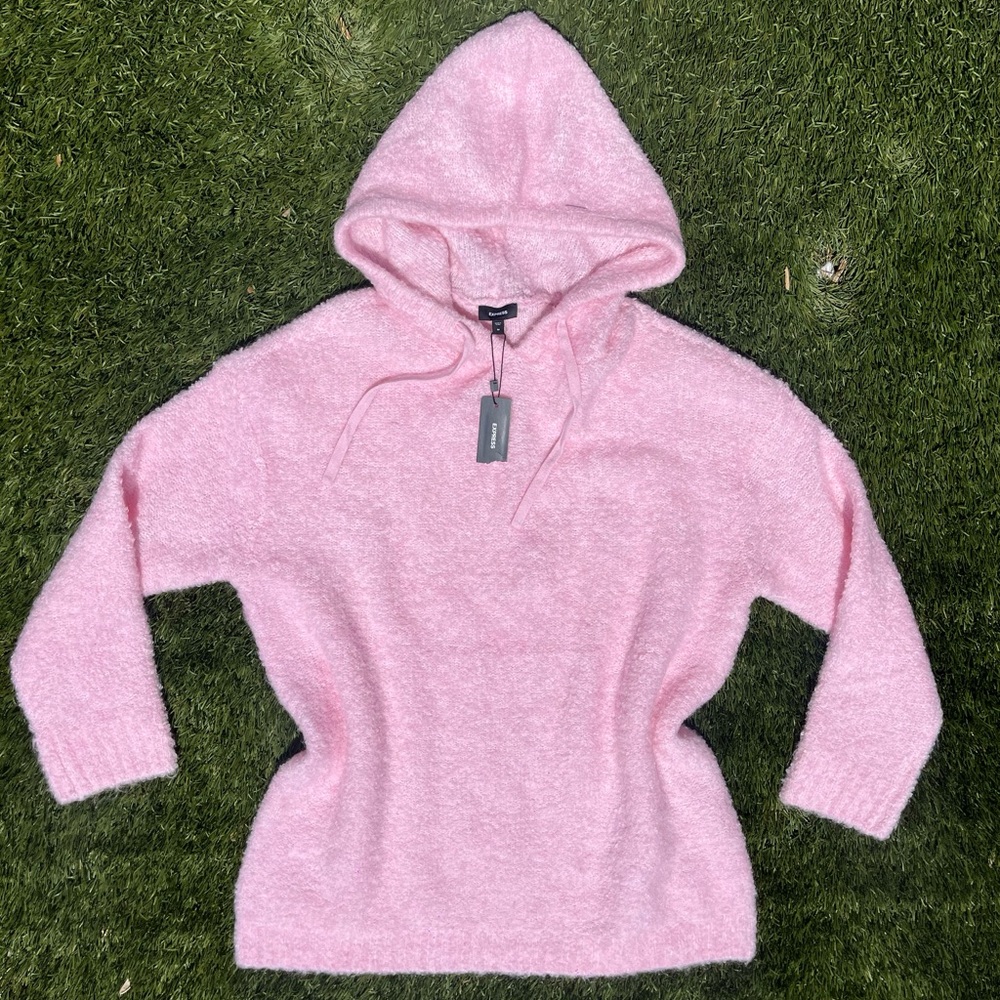 Express Hooded Tunic Sweater
